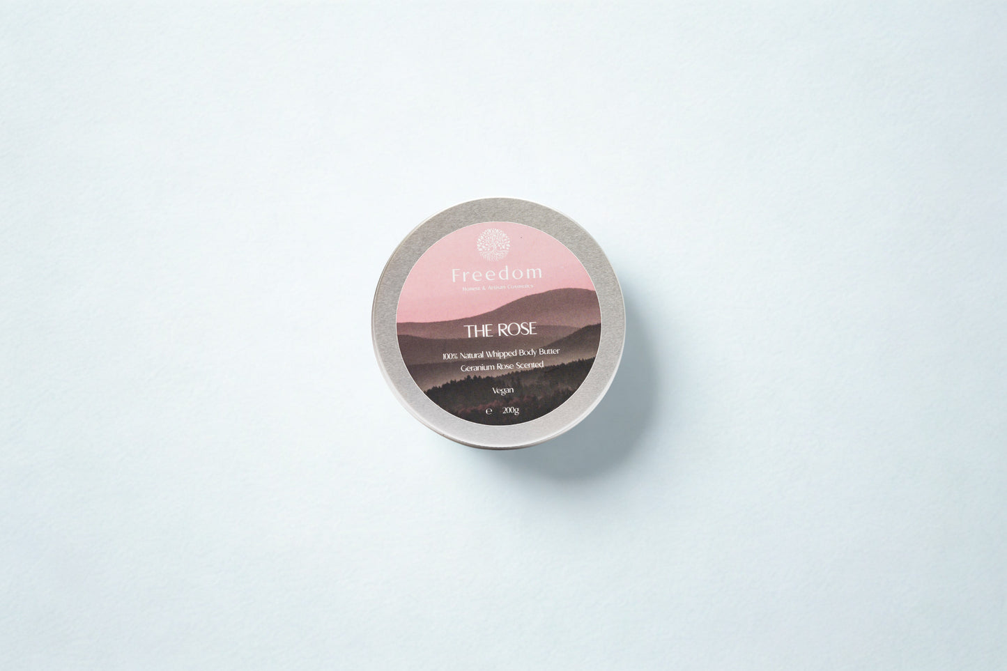 The Rose Natural Vegan Body Butter Geranium Rose Scented