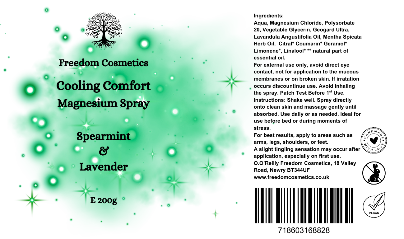 Cooling Comfort Magnesium Spray