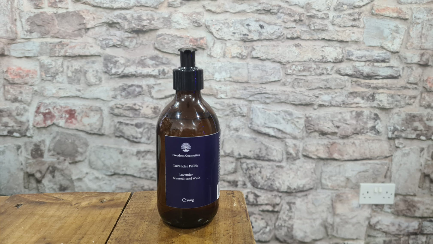 Natural Organic Lavender Hand Wash - Handmade in the Mournes 300g | Glass Bottle