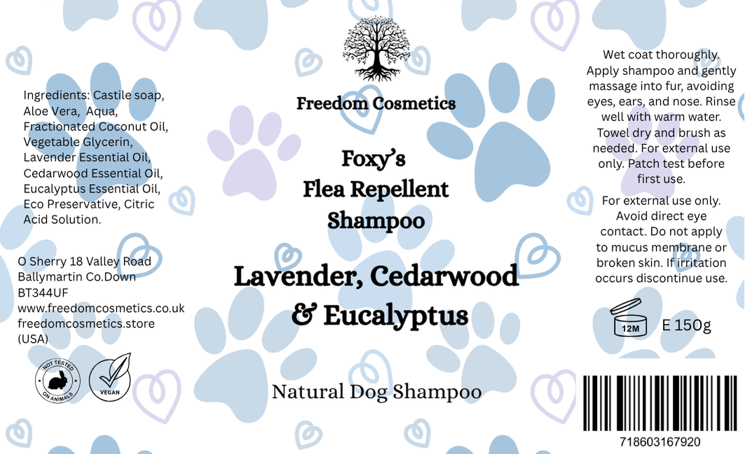Foxy's Dog Shampoo for Flea Repellant