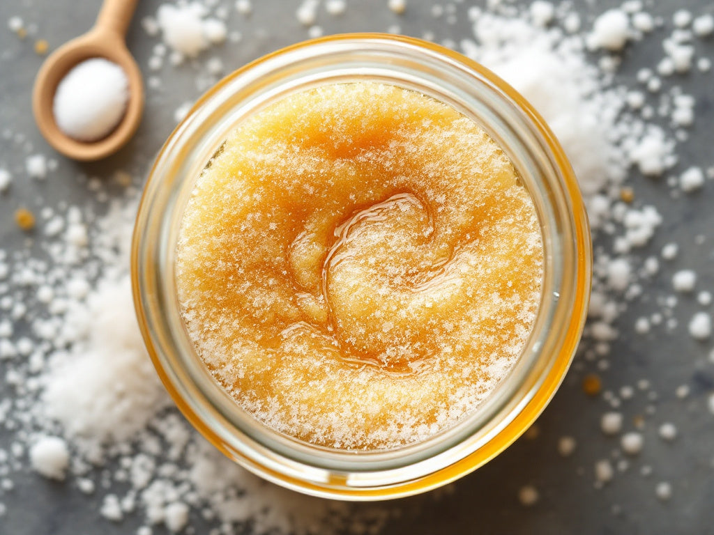 Honey lip scrub