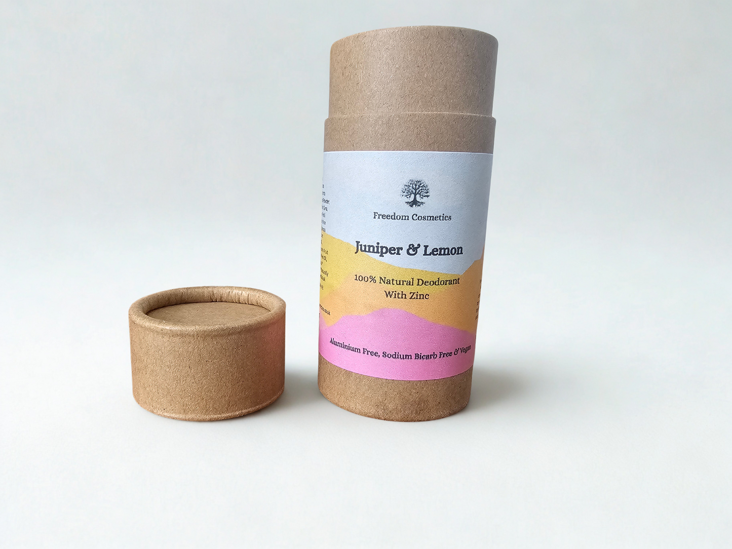 Juniper & Lemon Natural Deodorant – Plastic-Free & Zinc Powered
