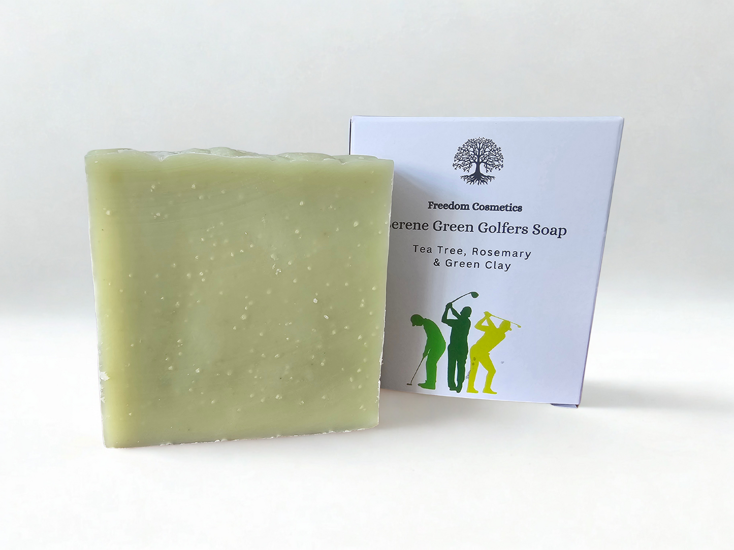 Serene Green Newcastles Golfers Soap Tea Tree, Rosemary & Green Clay