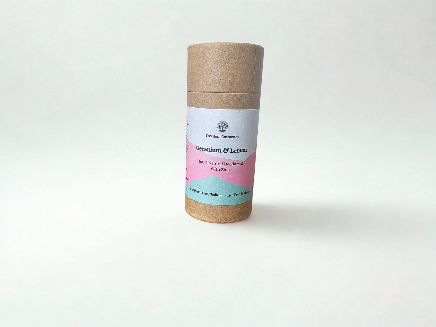 Geranium & Lemon Natural Deodorant – Plastic-Free & Zinc Powered