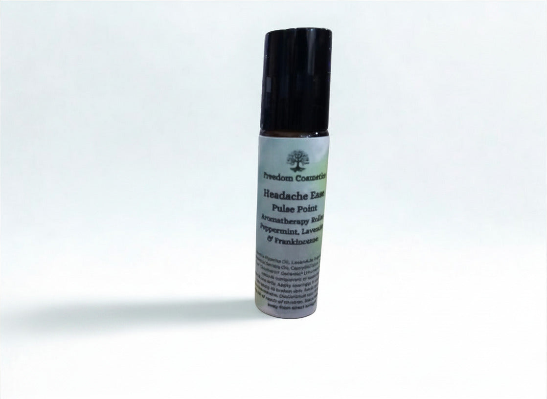 Headache Ease Aromatherapy Rollerball | Peppermint, Lavender & Frankincense