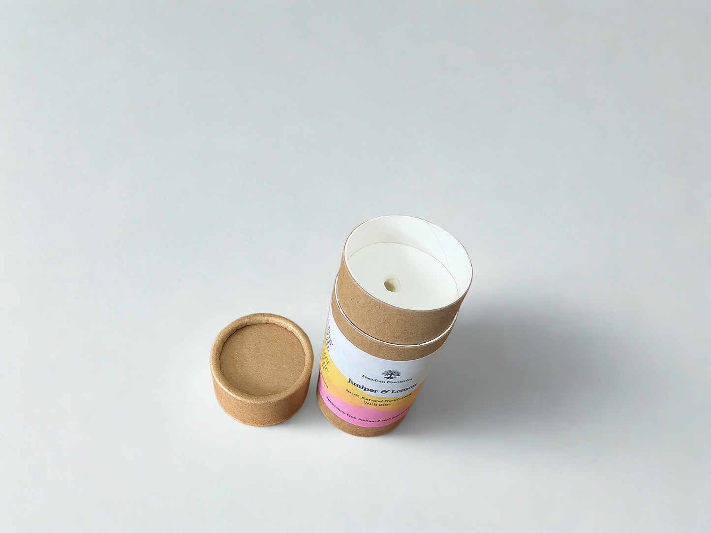 Juniper & Lemon Natural Deodorant – Plastic-Free & Zinc Powered