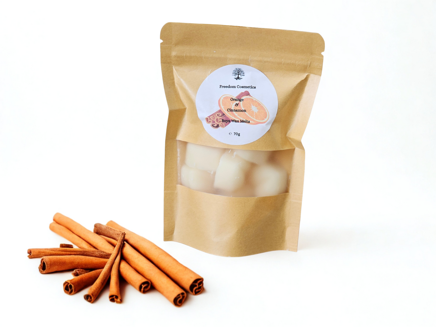 Cinnamon and Orange Wax Melts – Cozy Festive Vibes