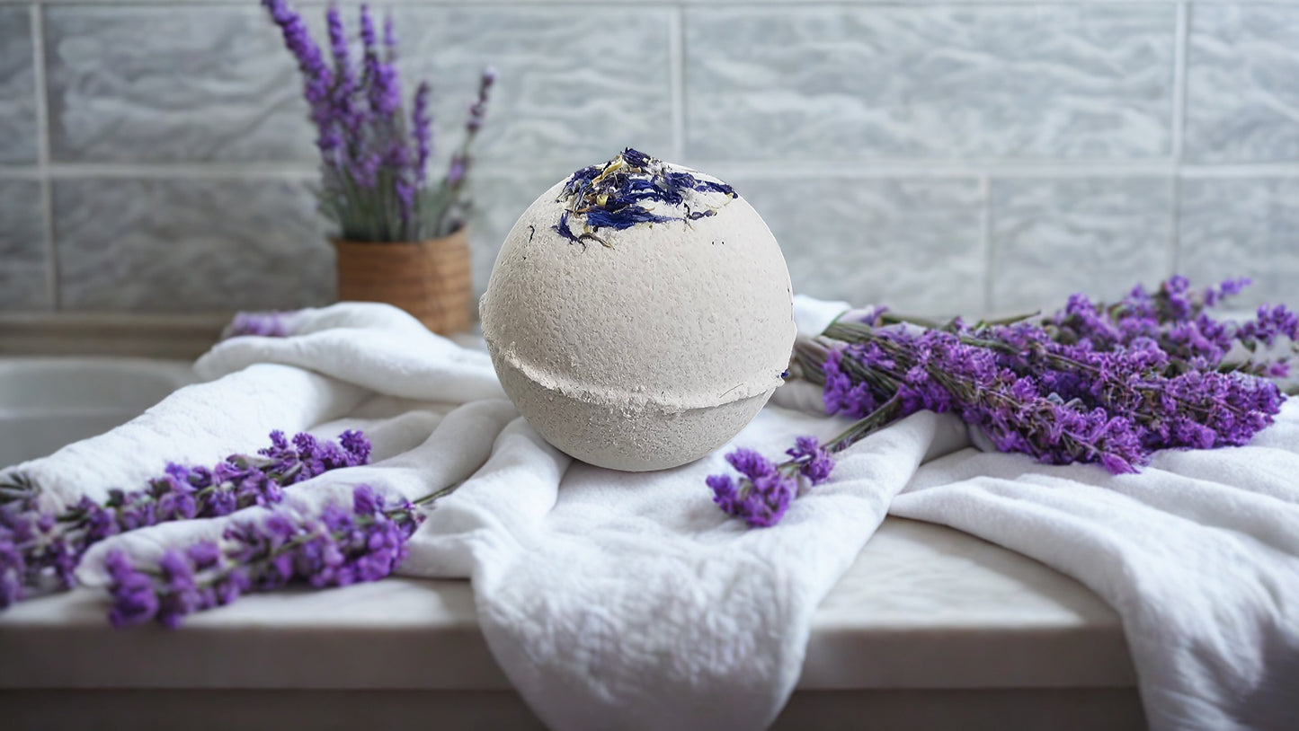 Lavender & Cedarwood Clay Bath Bomb