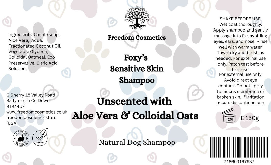 Foxy's Dog Shampoo for Sensitive Skin