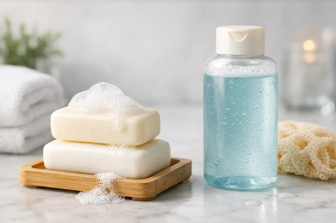 Soap Bars vs Shower Gel for Sensitive Skin