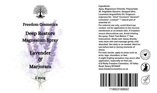 Deep Restore Magnesium Spray - lavender and Marjoram