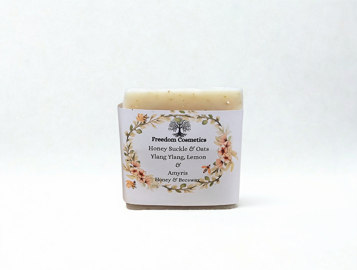 Honey Suckle & Oats Natural Soap