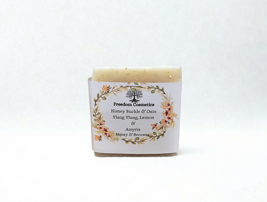 Honey Suckle & Oats Natural Soap