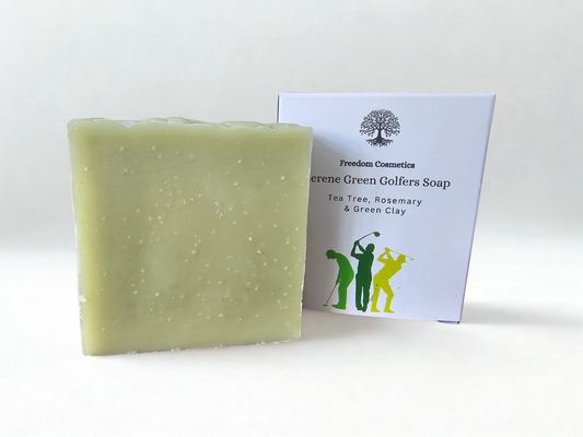 Serene Green Newcastles Golfers Soap Tea Tree, Rosemary & Green Clay