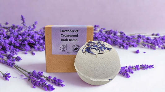 Lavender & Cedarwood Clay Bath Bomb