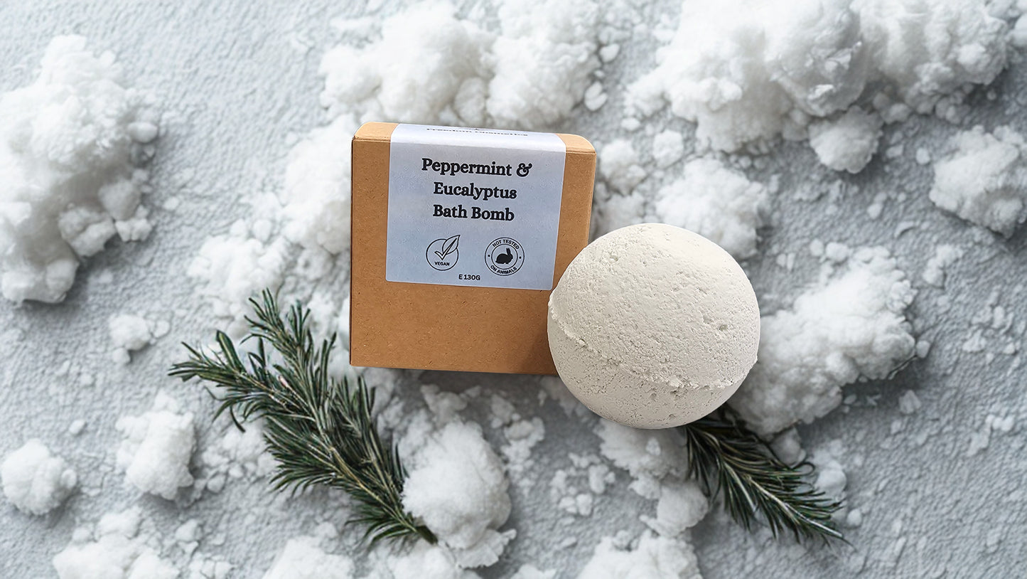 Peppermint  & Eucalyptus Clay Bath Bomb