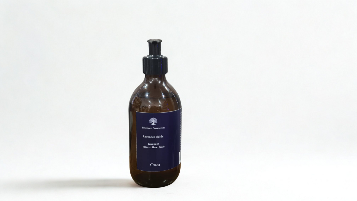 Natural Organic Lavender Hand Wash - Handmade in the Mournes 300g | Glass Bottle