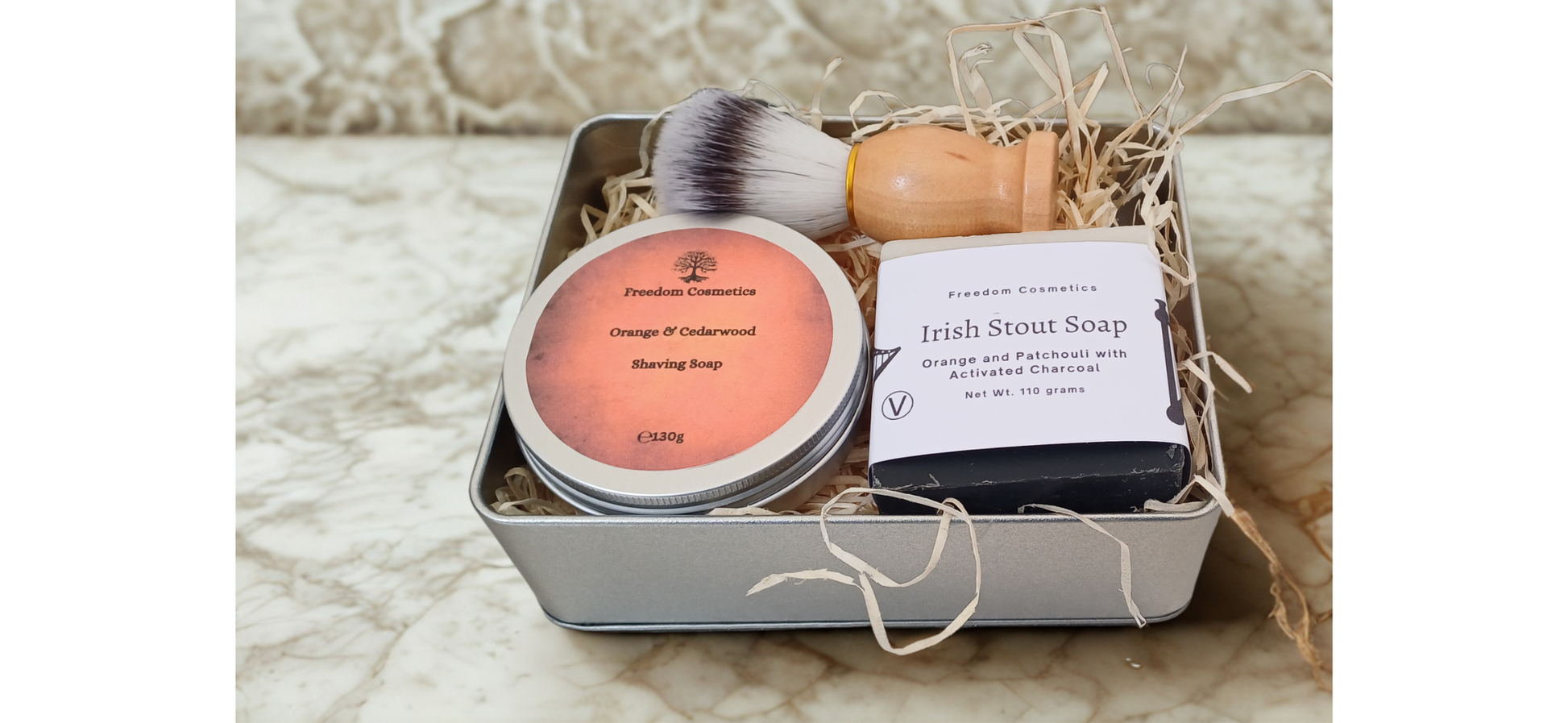 natural shaving soap, natural soap set
