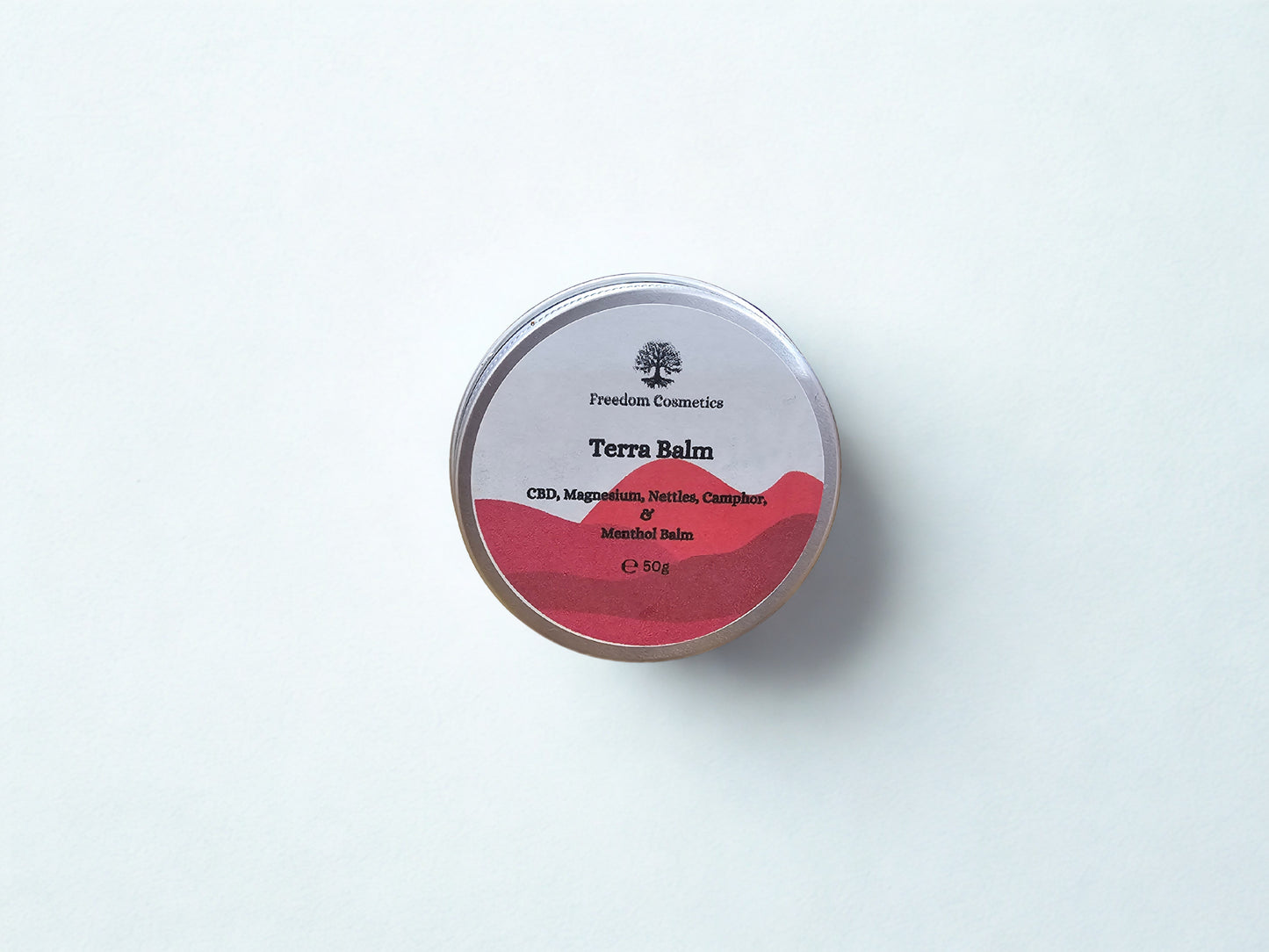 Terra balm, magnesium, camphor, nettles, natural balm
