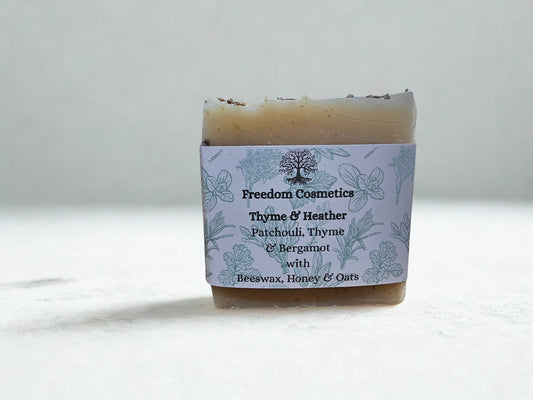 Thyme & Heather soap - Patchouli, Thyme & Bergamot