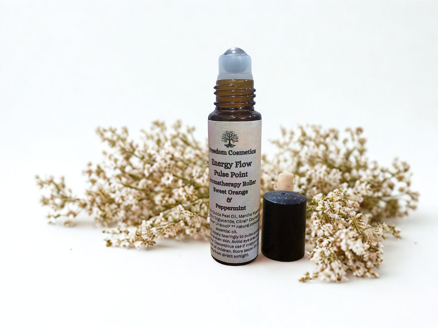 Energy Flow Pulse Point Aromatherapy Roller Ball Orange & Peppermint