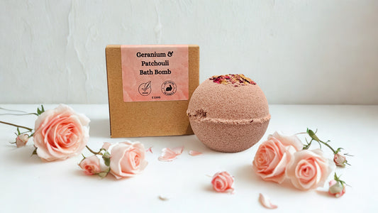 Geranium & Patchouli Clay Bath Bomb