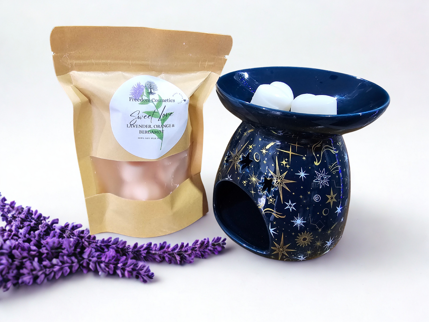 Sweet Love Natural Soya Wax Melts - Lavender, Bergamot & Sweet Orange