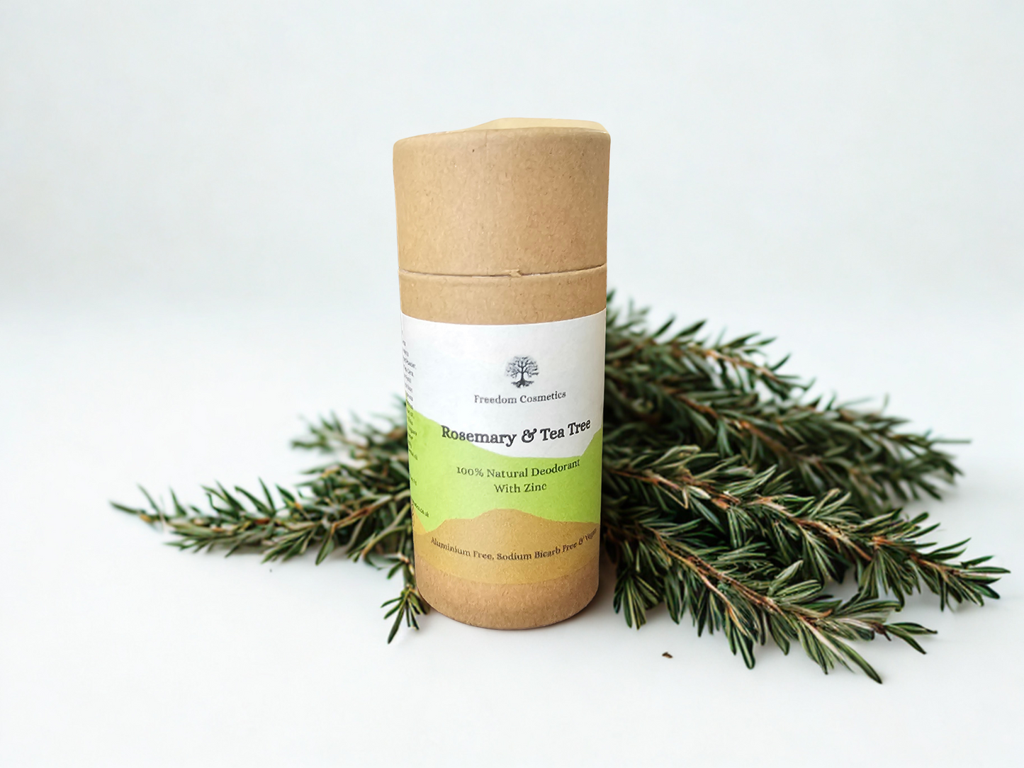 Rosemary & Tea Tree Zinc-Based Natural Deodorant