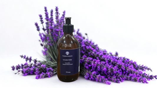 Natural Organic Lavender Hand Wash - Handmade in the Mournes 300g | Glass Bottle