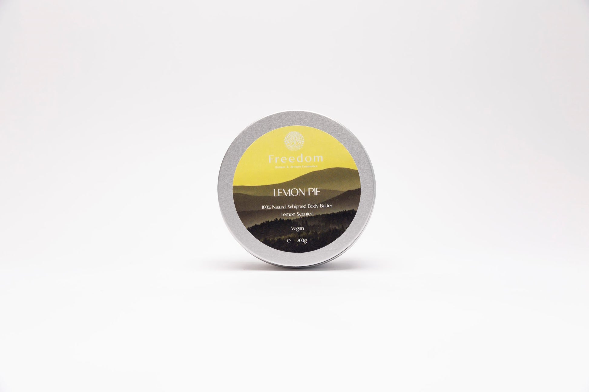 Lemon Pie Natural Vegan Body Butter Lemon Scented Freedom Cosmetics